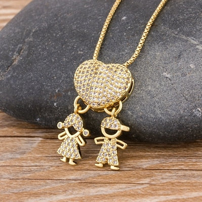 Colar para minha mamãe - Cubic Zirconia - TOFY EXPRESS