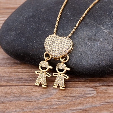 Colar para minha mamãe - Cubic Zirconia - TOFY EXPRESS