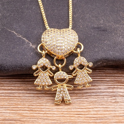 Colar para minha mamãe - Cubic Zirconia - TOFY EXPRESS