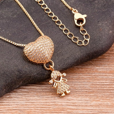 Colar para minha mamãe - Cubic Zirconia - TOFY EXPRESS