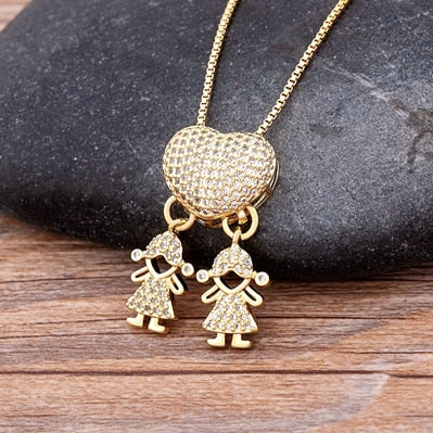 Colar para minha mamãe - Cubic Zirconia - TOFY EXPRESS