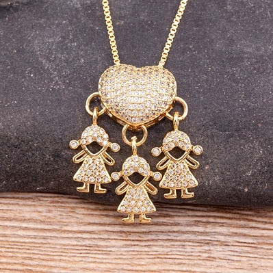 Colar para minha mamãe - Cubic Zirconia - TOFY EXPRESS
