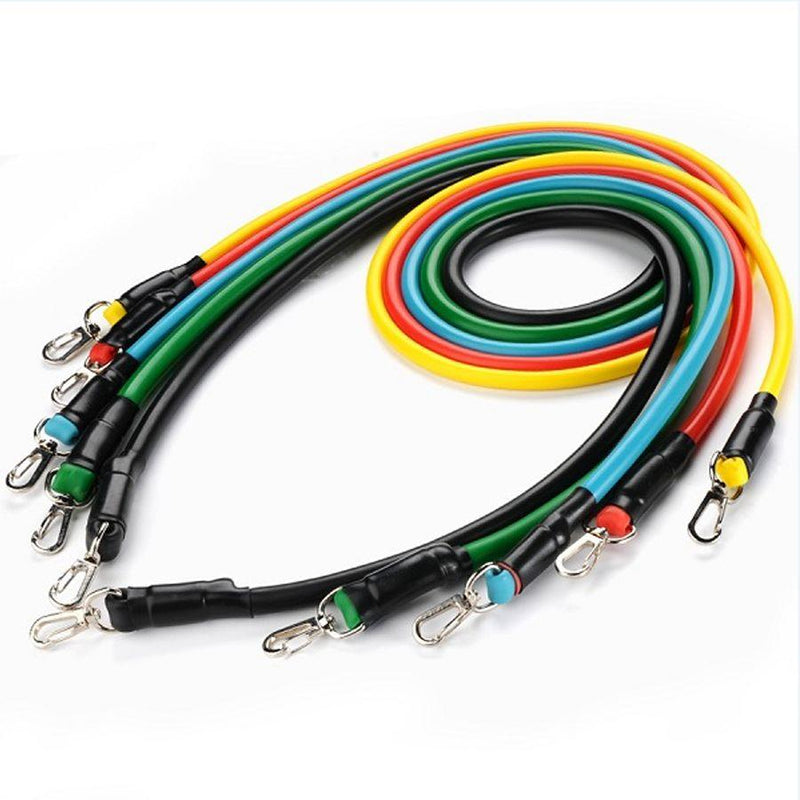 Kit Extensor Elastico 11 Peças Exercicio Fitness Pilates - TOFY EXPRESS