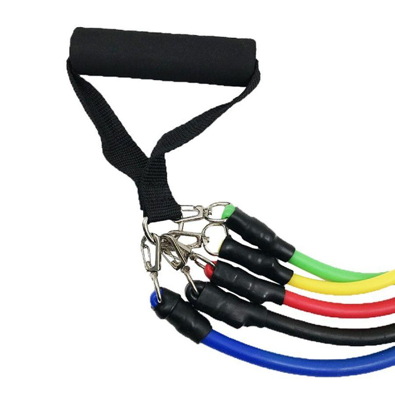 Kit Extensor Elastico 11 Peças Exercicio Fitness Pilates - TOFY EXPRESS